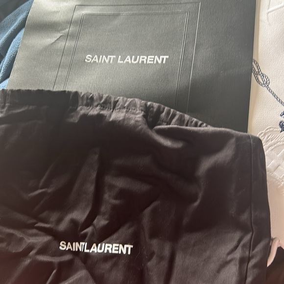 YSL Lou Mini Matelasse Leather Camera Bag Black & Silver Hardware - Picture 9 of 15